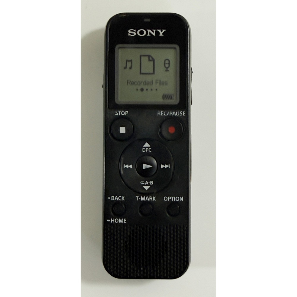 Sony ICD-PX370 Digital Voice Recorder Black USB MicroSD Storage